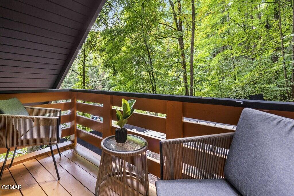 Cabin balcony