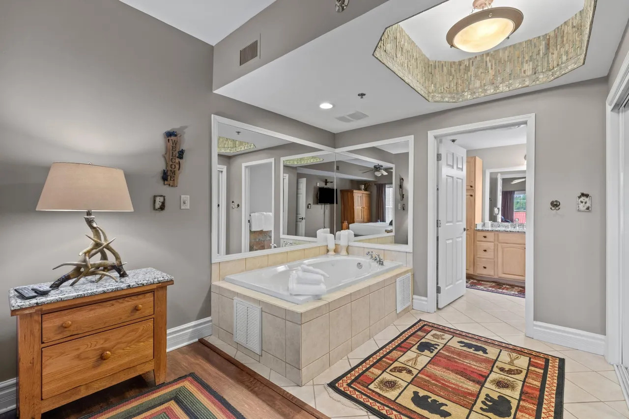 Luxury condo master bath