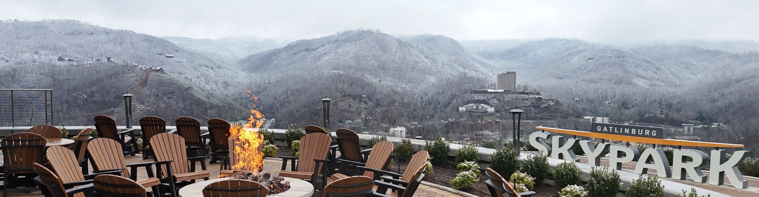 Gatlinburg or Smoky Mountain scene